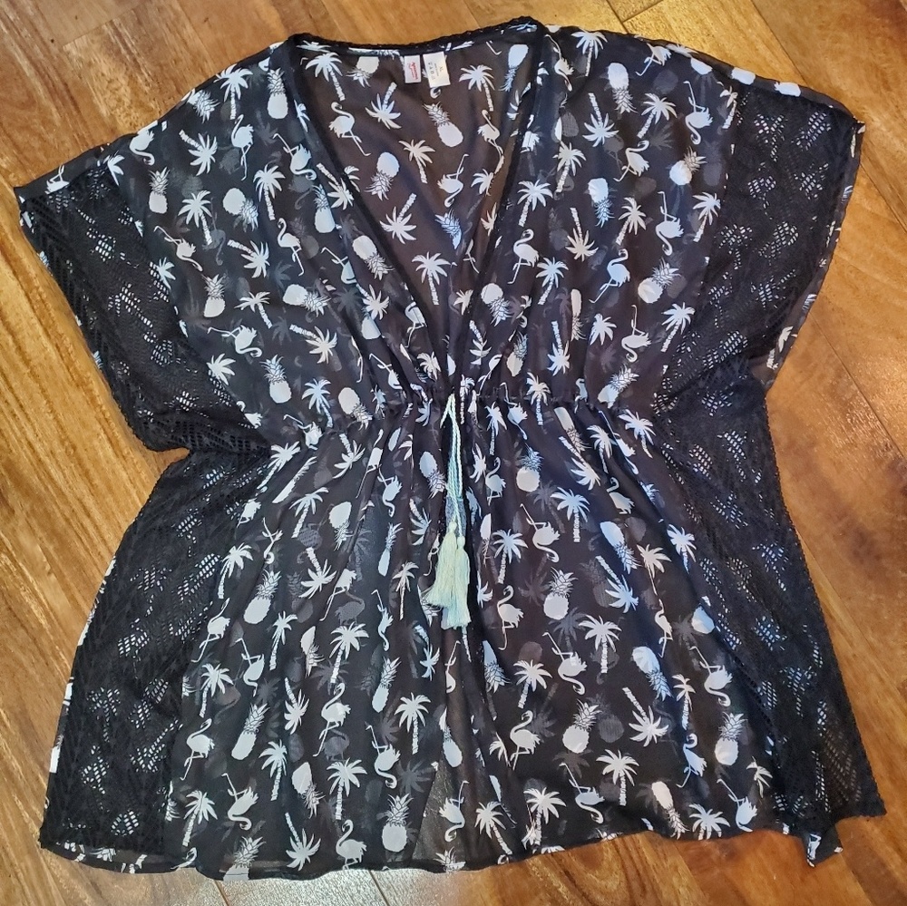 • Black Swimsuit Cover-Up •